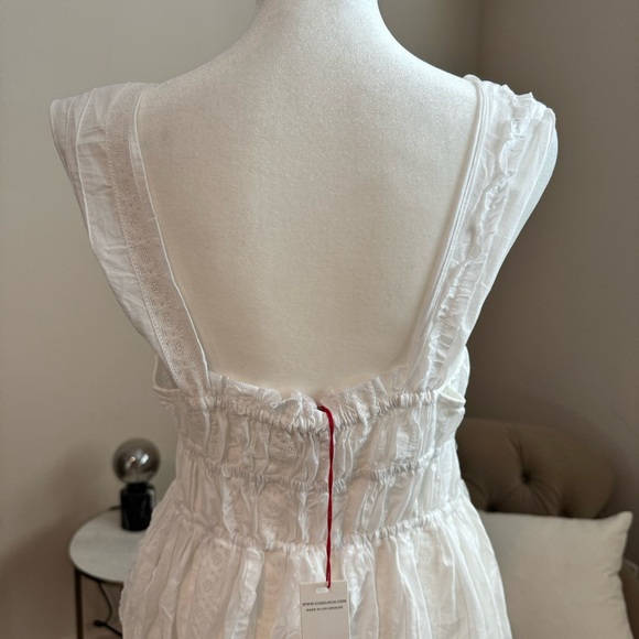 NWT Ciao Lucia CLARA Dress in WHITE NOVELTY LACE COTTON Size M Medium - Picture 10 of 14